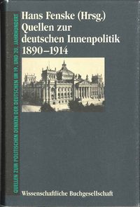 Produktbild: Quellen zur deutschen Innenpolitik 1890-1914