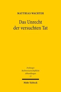 Produktbild: Das Unrecht der versuchten Tat