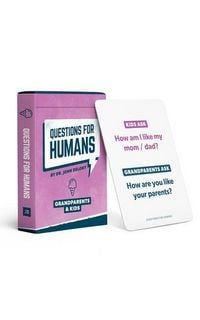 Produktbild: Questions for Humans: Grandparents & Kids - 52 Conversation Starters to Spark Stories, Laughter, and Deeper Connection Between the Generations