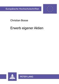 Produktbild: Erwerb eigener Aktien