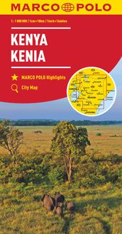 Produktbild: MARCO POLO L&auml;nderkarte Kenia