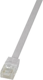 Produktbild: LogiLink CF2101U RJ45 Patchkabel CAT 6 U/UTP 15.00 m Wei&szlig; hochflexibel 1 St.
