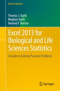 Produktbild: Excel 2013 for Biological and Life Sciences Statistics