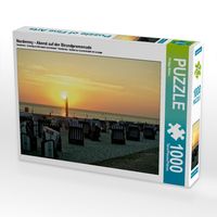 Produktbild: CALVENDO Puzzle Norderney - Abend auf der Strandpromenade | 1000 Teile Lege-Gr&ouml;&szlig;e 64x48cm Foto-Puzzle f&uuml;r gl&uuml;ckliche Stunden