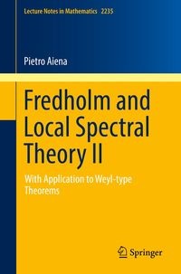 Produktbild: Fredholm and Local Spectral Theory II
