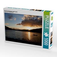Produktbild: CALVENDO Puzzle Sonnenuntergang Loch Leven 1000 Teile Puzzle quer | 1000 Teile Lege-Gr&ouml;&szlig;e 64 &times; 48 cm Foto-Puzzle f&uuml;r gl&uuml;ckliche Stunden