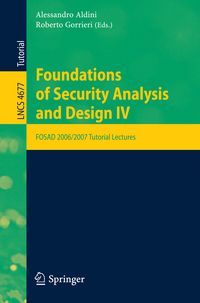 Produktbild: Foundations of Security Analysis and Design