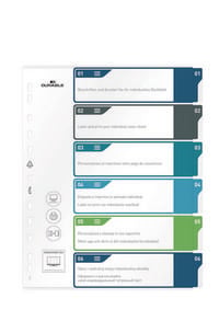 Produktbild: Durable 679427 Register DIN A4+ 1-6 Mehrfarbig 6 Registerbl&auml;tter 679427