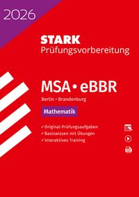 Produktbild: STARK Mathematik - MSA/eBBR 2026 Berlin/Brandenburg - Prüfungsvorbereitung