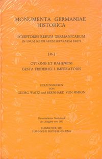 Produktbild: Ottonis et Rahewini Gesta Friderici I. imperatoris