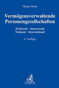 Produktbild: Verm&ouml;gensverwaltende Personengesellschaften