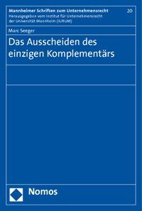 Produktbild: Das Ausscheiden des einzigen Komplement&auml;rs
