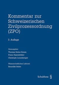 Produktbild: Kommentar zur Schweizerischen Zivilprozessordnung (ZPO)
