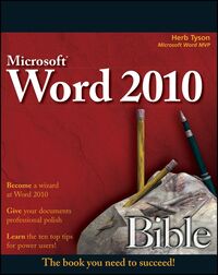 Produktbild: Word 2010 Bible