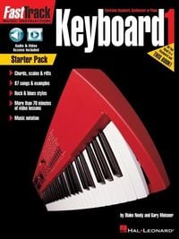 Produktbild: Fasttrack Keyboard - Book 1 Starter Pack Includes Method Book with Audio & Video Online