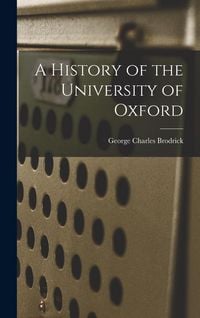 Produktbild: A History of the University of Oxford