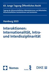 Produktbild: Interaktionen: Internationalit&auml;t, Intra- und Interdisziplinarit&auml;t