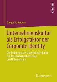 Produktbild: Unternehmenskultur als Erfolgsfaktor der Corporate Identity