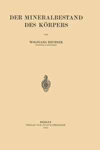 Produktbild: Der Mineralbestand des K&ouml;rpers
