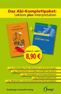 Produktbild: Dantons Tod &ndash; Das Abi-Komplettpaket: Lekt&uuml;re plus Interpretation.