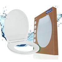 Produktbild: WC Sitz Mod. Kos Wei&szlig;, Toilettendeckel mit Absenkautomatik