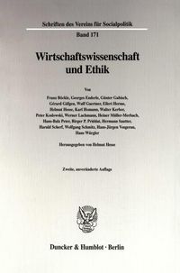 Produktbild: Wirtschaftswissenschaft und Ethik.