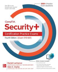 Produktbild: Comptia Security+ Certification Practice Exams, Fourth Edition (Exam Sy0-601)