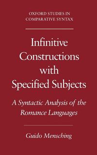 Produktbild: Infinitive Constructions with Specified Subjects