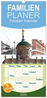 Produktbild: Familienplaner 2026 - Potsdam Kalender mit 5 Spalten (Wandkalender, 21 x 45 cm) CALVENDO