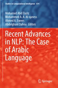 Produktbild: Recent Advances in NLP: The Case of Arabic Language