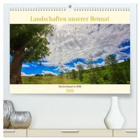 Produktbild: Landschaften unserer Heimat (hochwertiger Premium Wandkalender 2026 DIN A2 quer), Kunstdruck in Hochglanz
