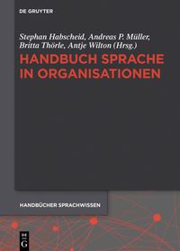 Produktbild: Handbuch Sprache in Organisationen
