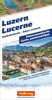 Produktbild: Hallwag Panoramakarte Luzern