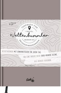 Produktbild: GuideMe Reisetagebuch Travel Memories &bdquo;Weltenbummler&ldquo;