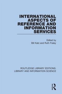 Produktbild: International Aspects of Reference and Information Services