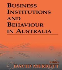 Produktbild: Business Institutions and Behaviour in Australia