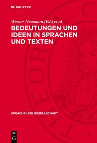 Produktbild: Bedeutungen und Ideen in Sprachen und Texten