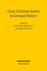Produktbild: Great Christian Jurists in German History