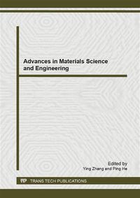 Produktbild: Advances in Materials Science and Engineering