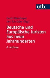Produktbild: Deutsche und Europ&auml;ische Juristen aus neun Jahrhunderten