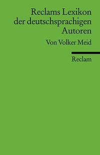 Produktbild: Reclams Lexikon der deutschsprachigen Autoren