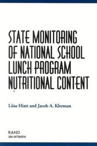 Produktbild: State Monitoring of National School Lunch Programs Nutrtional Content