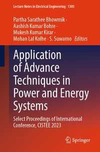 Produktbild: Application of Advance Techniques in Power and Energy Systems