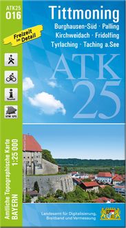 Produktbild: ATK25-O16 Tittmoning (Amtliche Topographische Karte 1:25000)