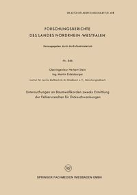 Produktbild: Untersuchungen an Baumwollkarden zwecks Ermittlung der Fehlerursachen f&uuml;r Dickeschwankungen
