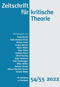 Produktbild: Zeitschrift f&uuml;r kritische Theorie / Zeitschrift f&uuml;r kritische Theorie, Heft 54/55