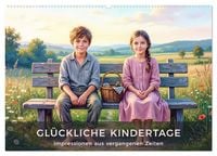 Produktbild: Gl&uuml;ckliche Kindertage - Impressionen aus vergangen Zeiten (Wandkalender 2027 DIN A2 quer), CALVENDO Monatskalender