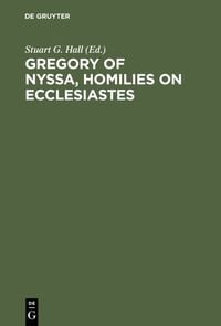 Produktbild: Gregory of Nyssa, Homilies on Ecclesiastes