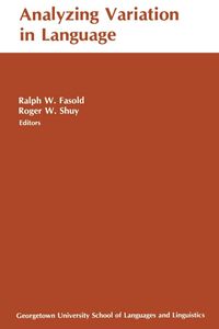 Produktbild: Analyzing Variation in Languages