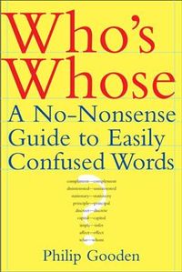 Produktbild: Who's Whose?: A No-Nonsense Guide to Easily Confused Words